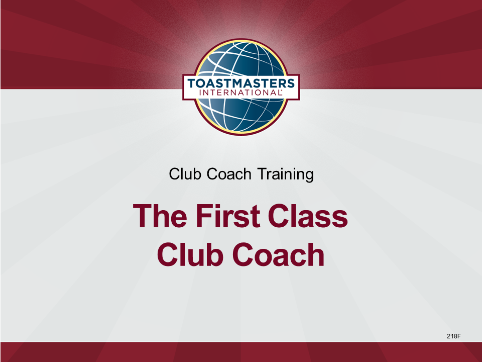 Club Coach Training